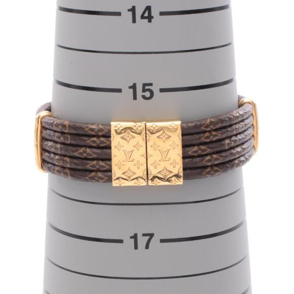 LOUIS VUITTON Brown Monogram Charm Bracelet - Picture 4 of 5